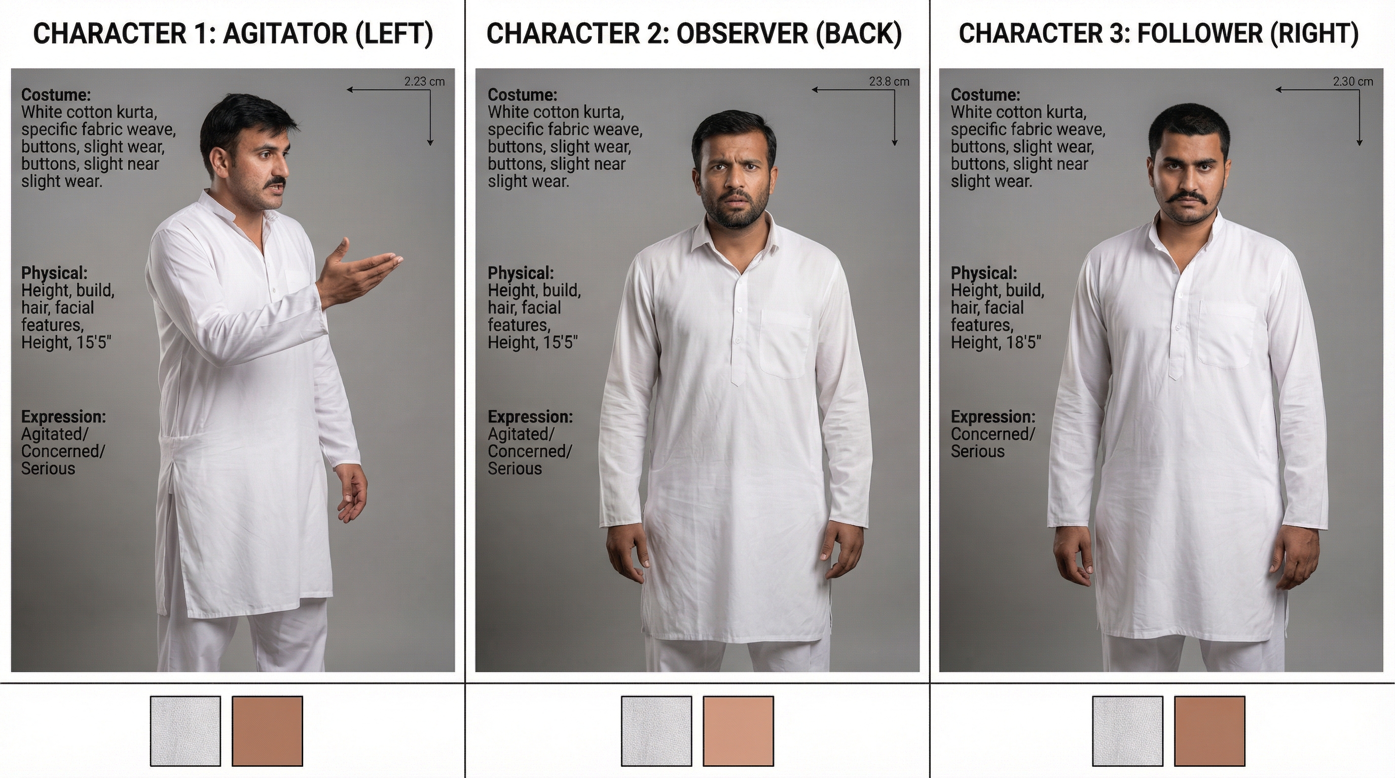 Create Realistic Character Sheet Of Specifically T Delpmaspu